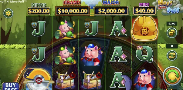 Special Features of Huff and Puff Slot